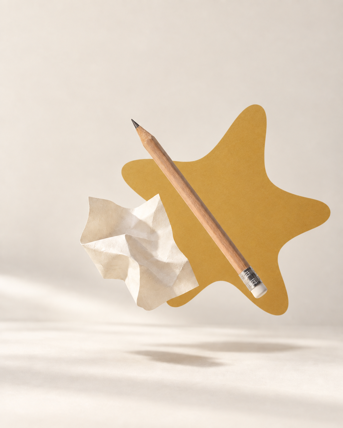 Pencil and paper for the Make and try section